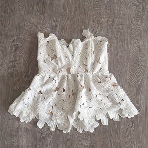 Stone Cold Fox sweetheart top